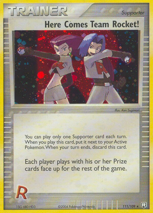 Team Rocket Returns Here Comes Team Rocket #111/109
